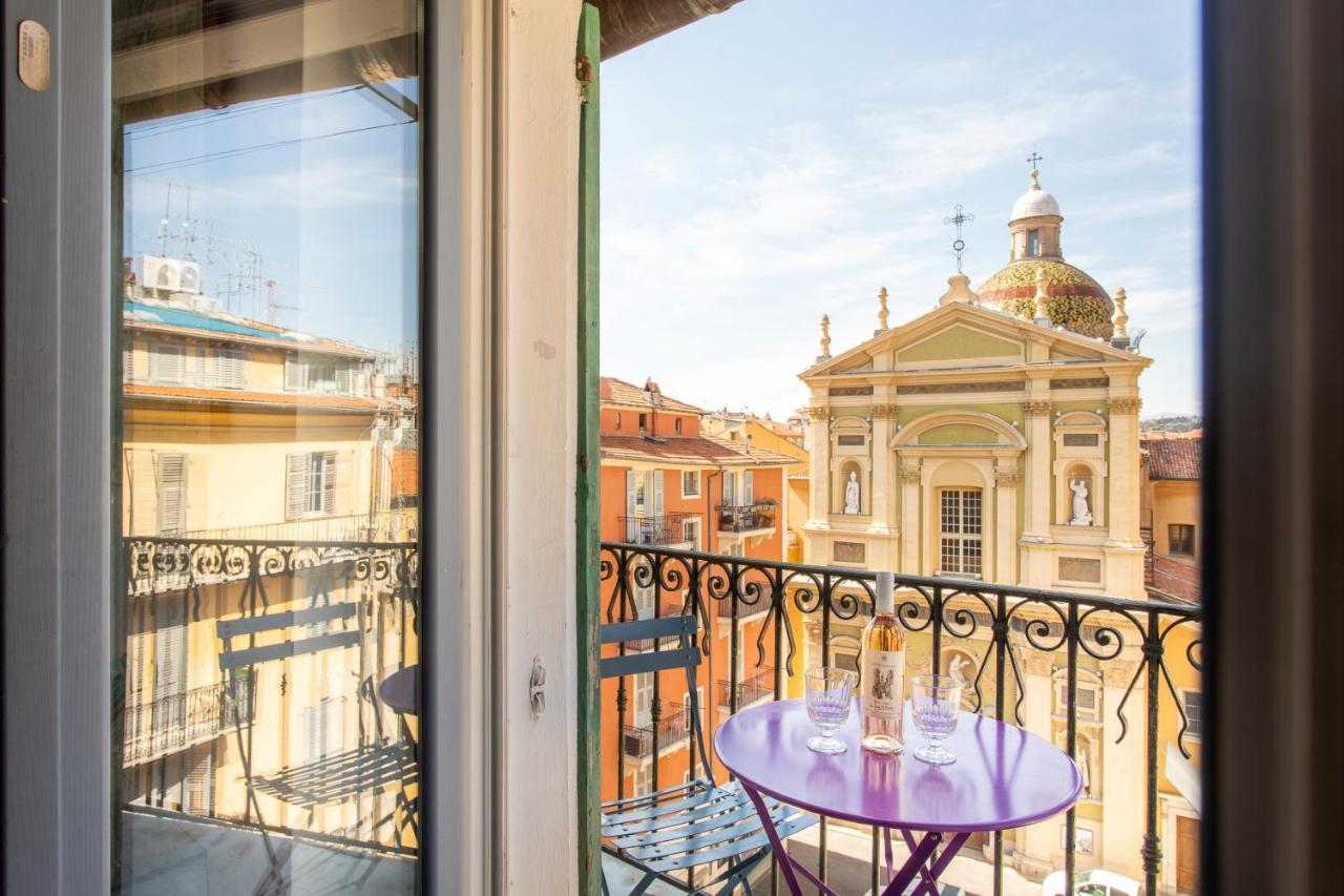 Ross 5- F2, Lumineux, Balcon, Loft, Clim, Vieux-Nice Exterior photo