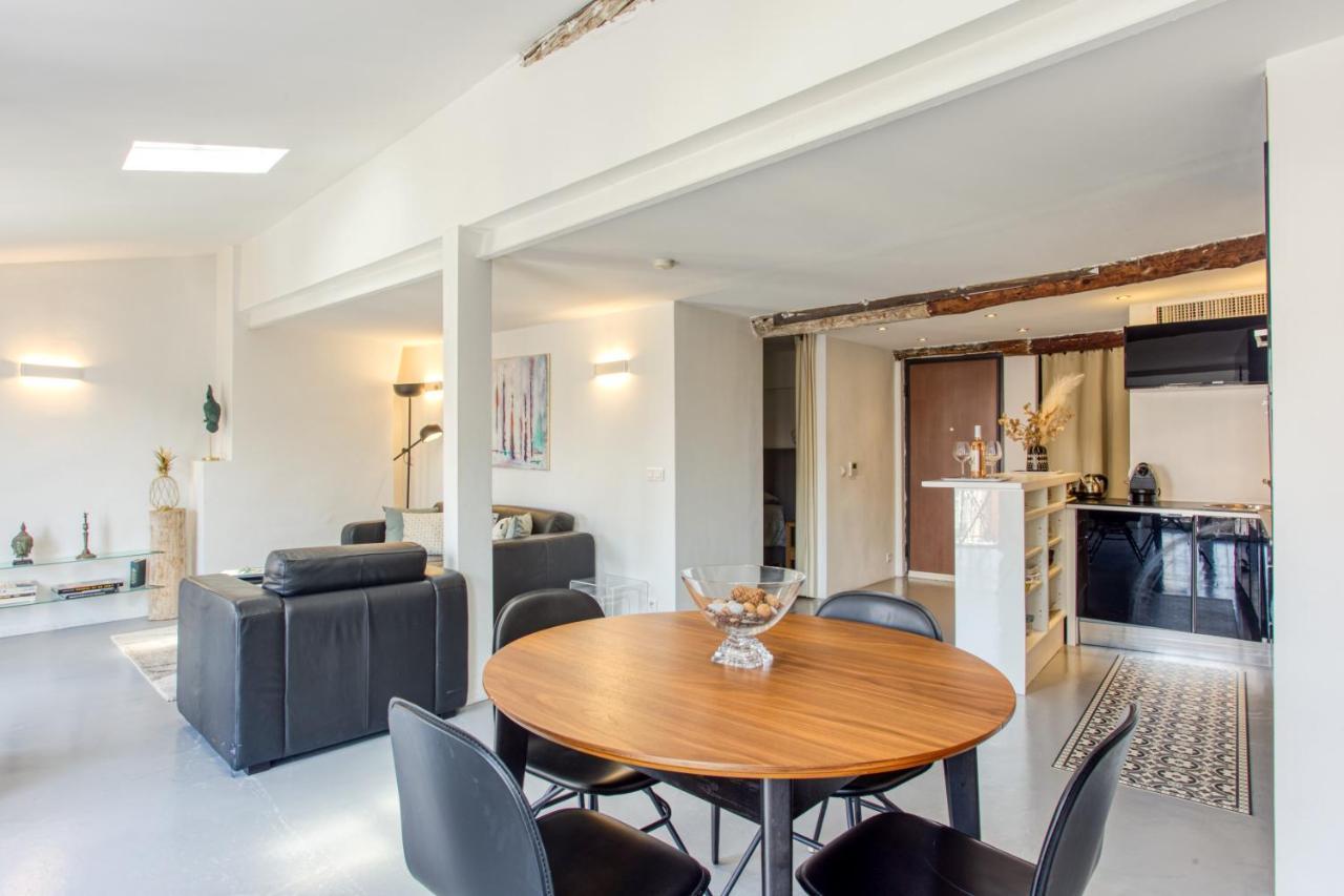 Ross 5- F2, Lumineux, Balcon, Loft, Clim, Vieux-Nice Exterior photo