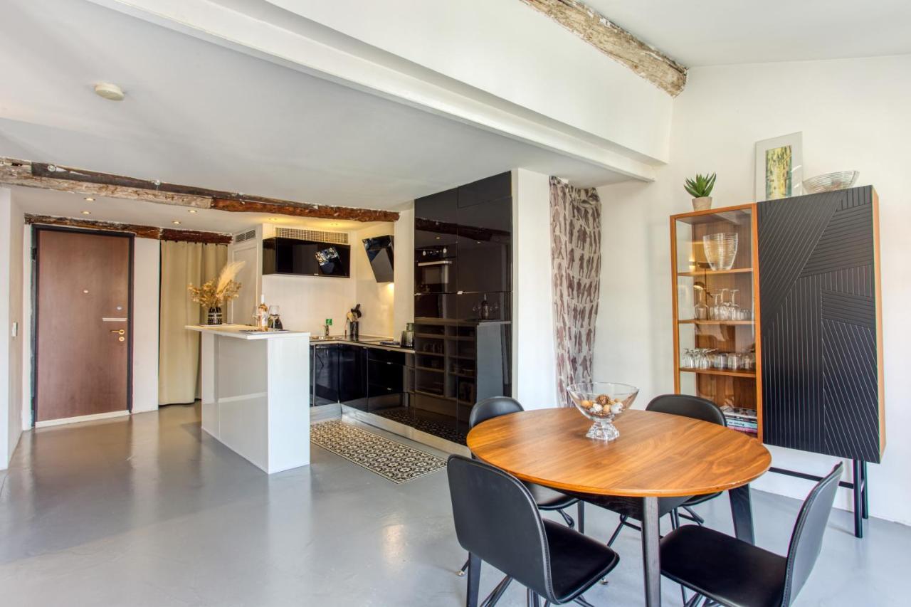 Ross 5- F2, Lumineux, Balcon, Loft, Clim, Vieux-Nice Exterior photo